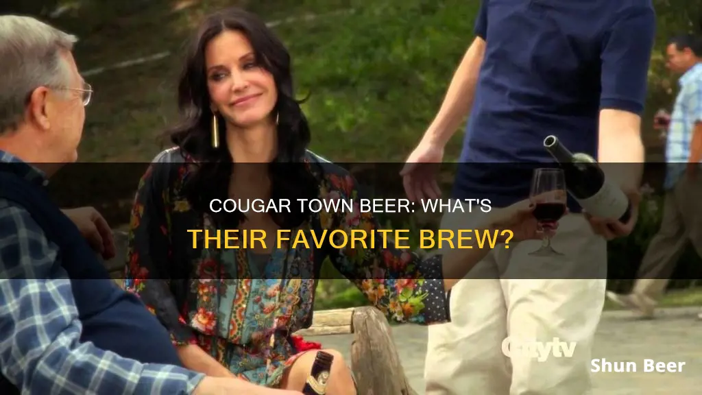 what beer are they drinking on cougar town