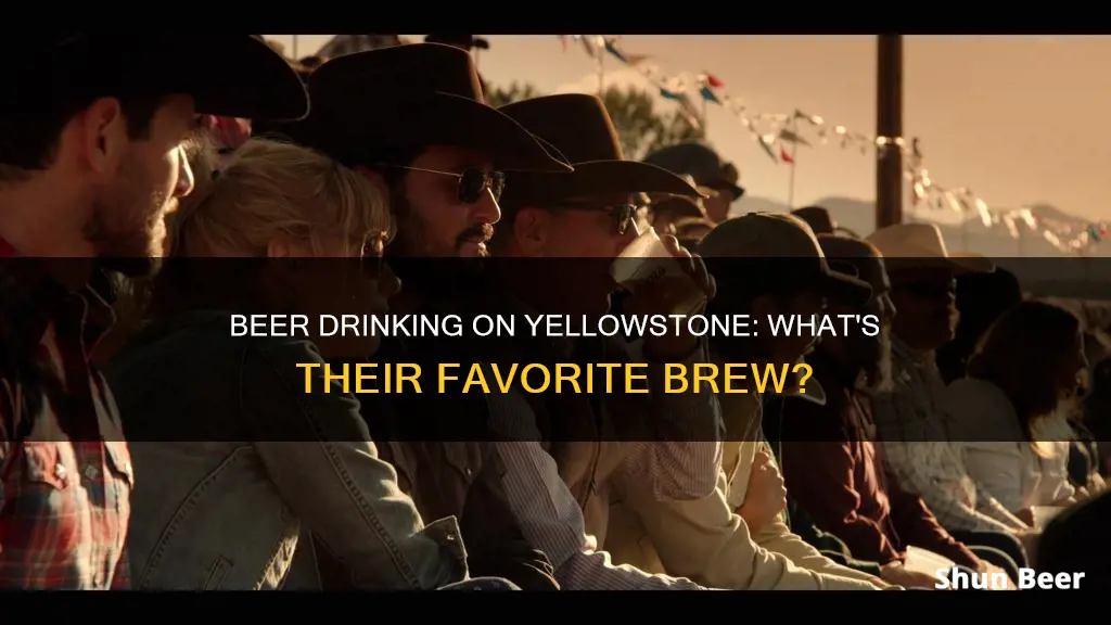 what beer are they drinking on yellowstone