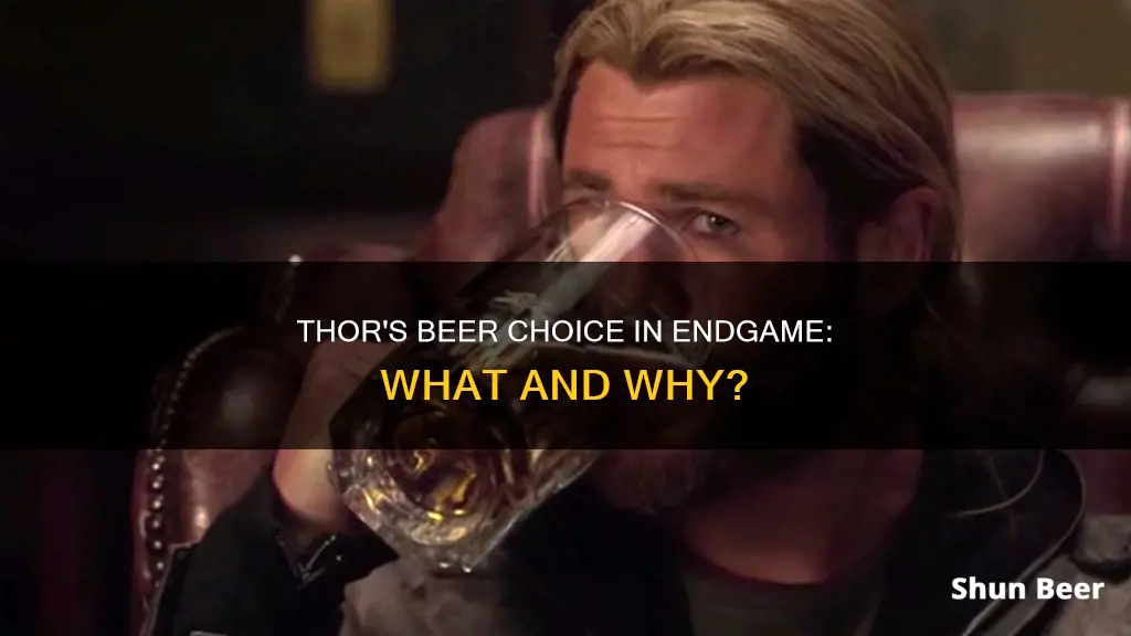 what beer did thor drink in endgame