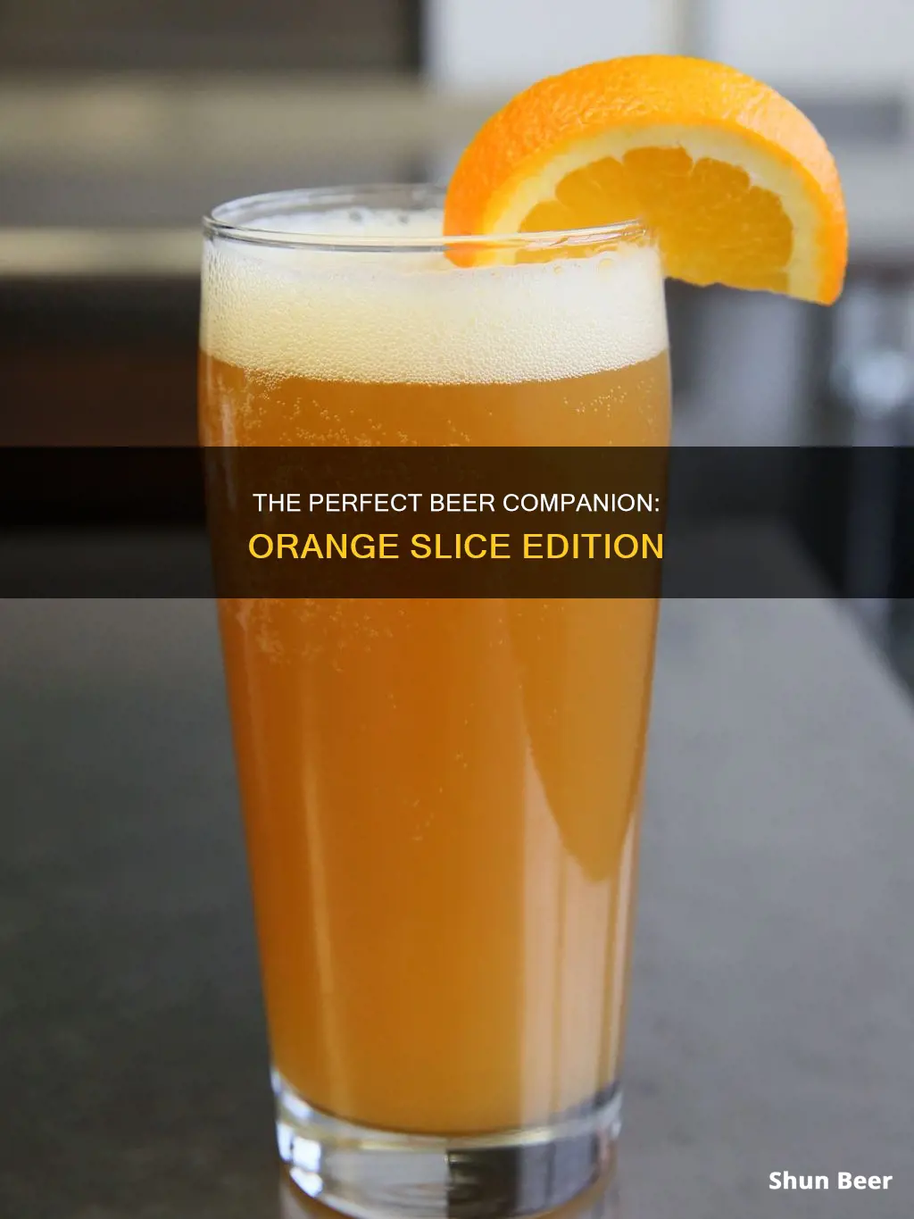 what beer do you put an orange slice in