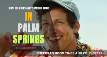 Andy Samberg's Beer Choice in Palm Springs