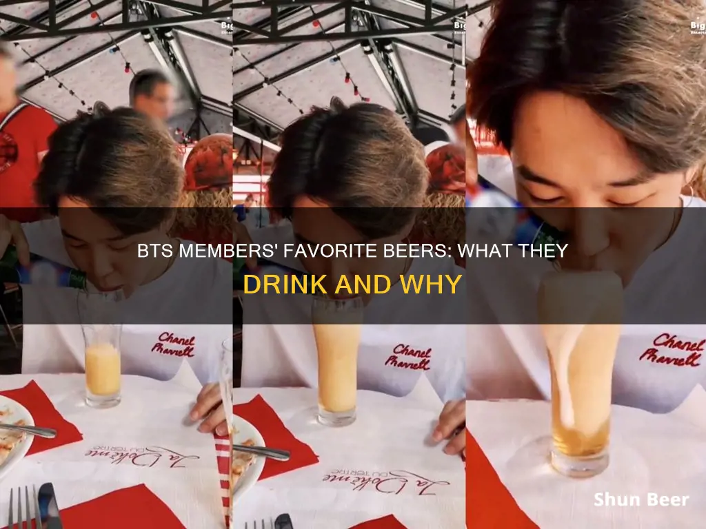 what beer does bts drink