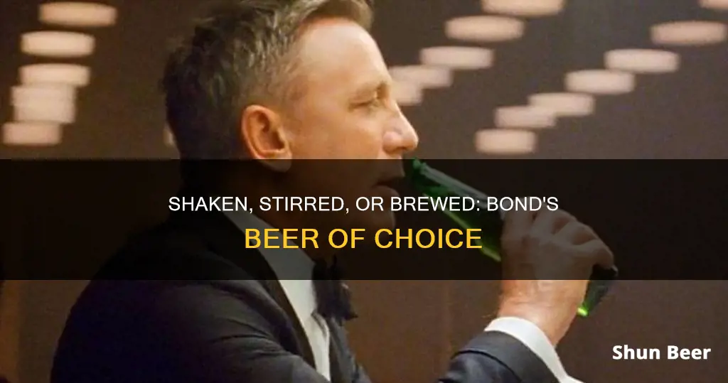 what beer does james bond drink