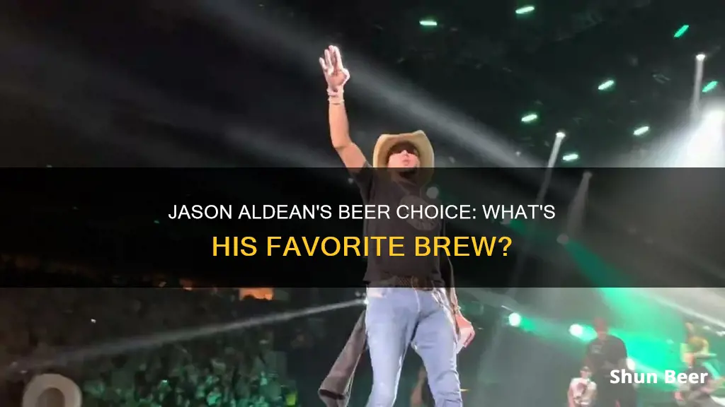 what beer does jason aldean drink