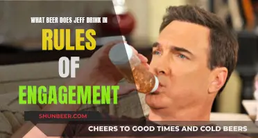 Jeff's Beer Choice in Rules of Engagement