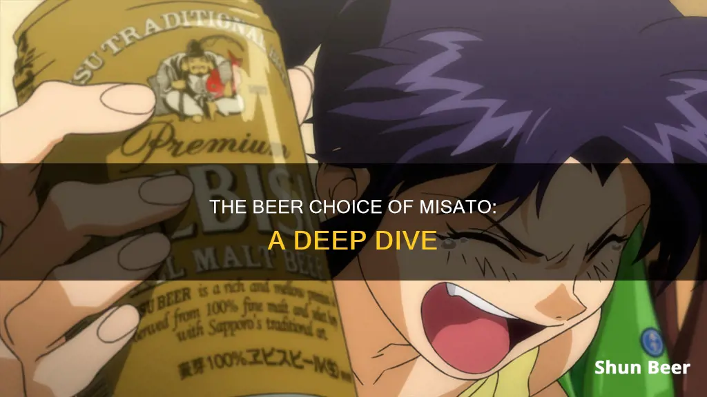 what beer does misato drink