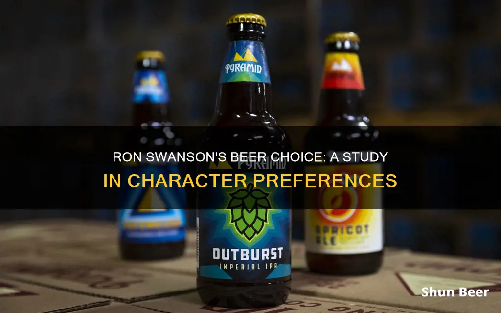 what beer does ron swanson drink