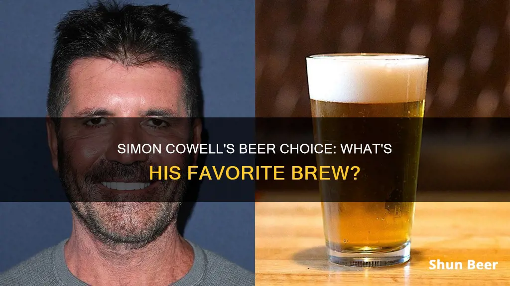 what beer does simon cowell drink