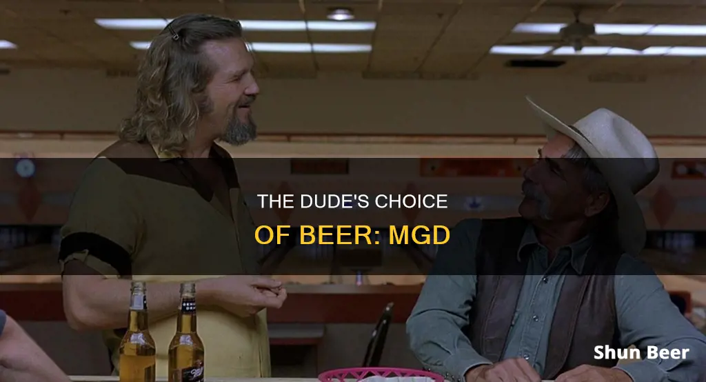 what beer does the big lebowski drink mgd