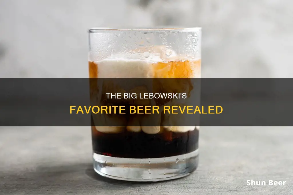 what beer does the big lebowski drink