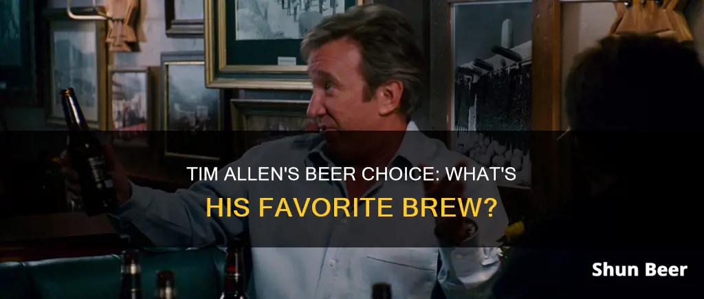 what beer is tim allen drinking