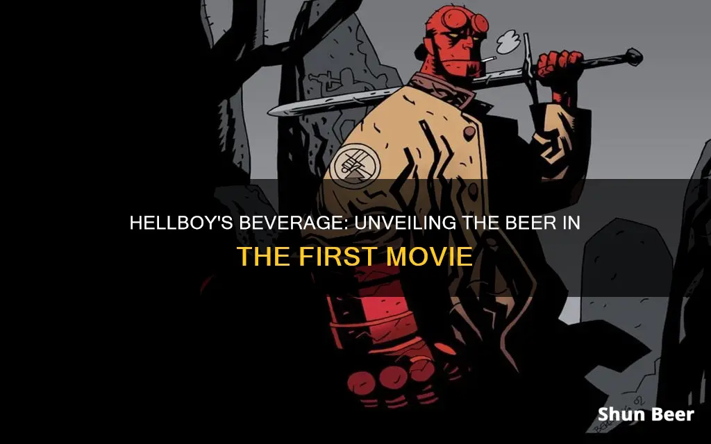 what beer was hellboy drinking in the first movie