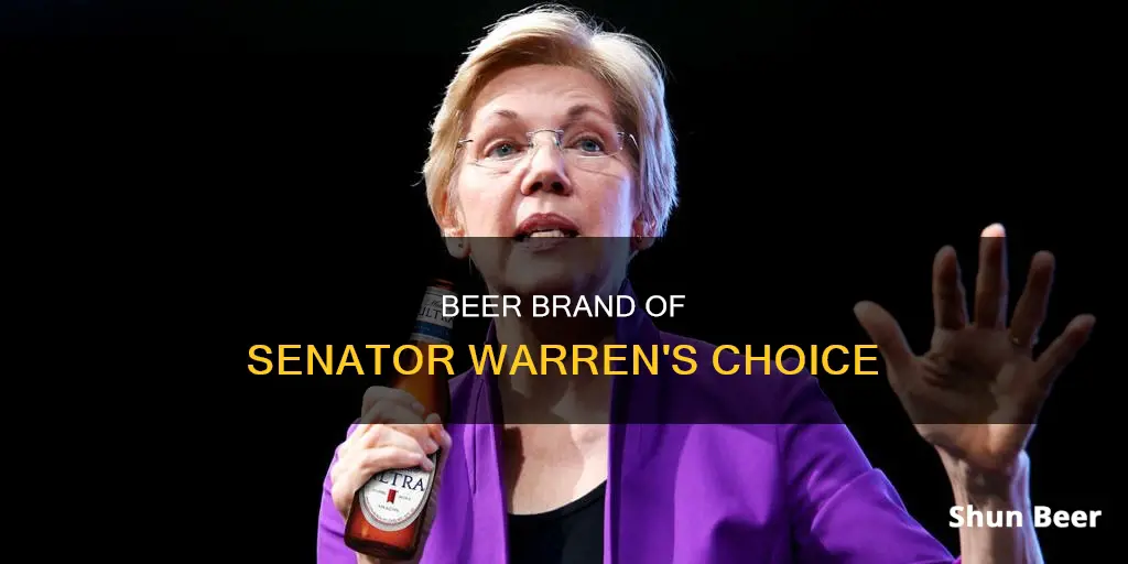 what brand of beer did sen warren drink