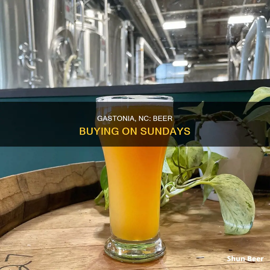 what can you buy beer on sunday in gastonia nc