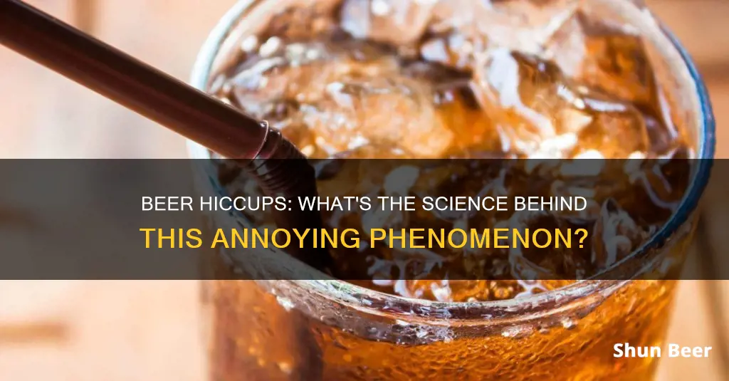 what causes hiccups after drinking beer