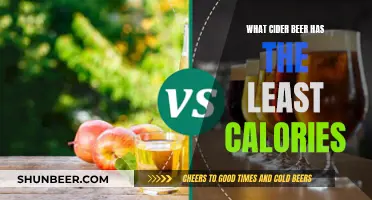 Cider Beers: Which Have the Least Calories?