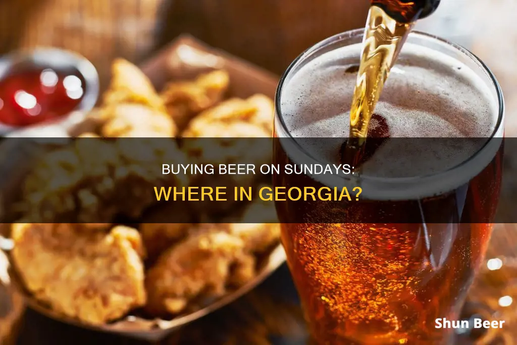 what countries can you buy beer on sunday in georgia