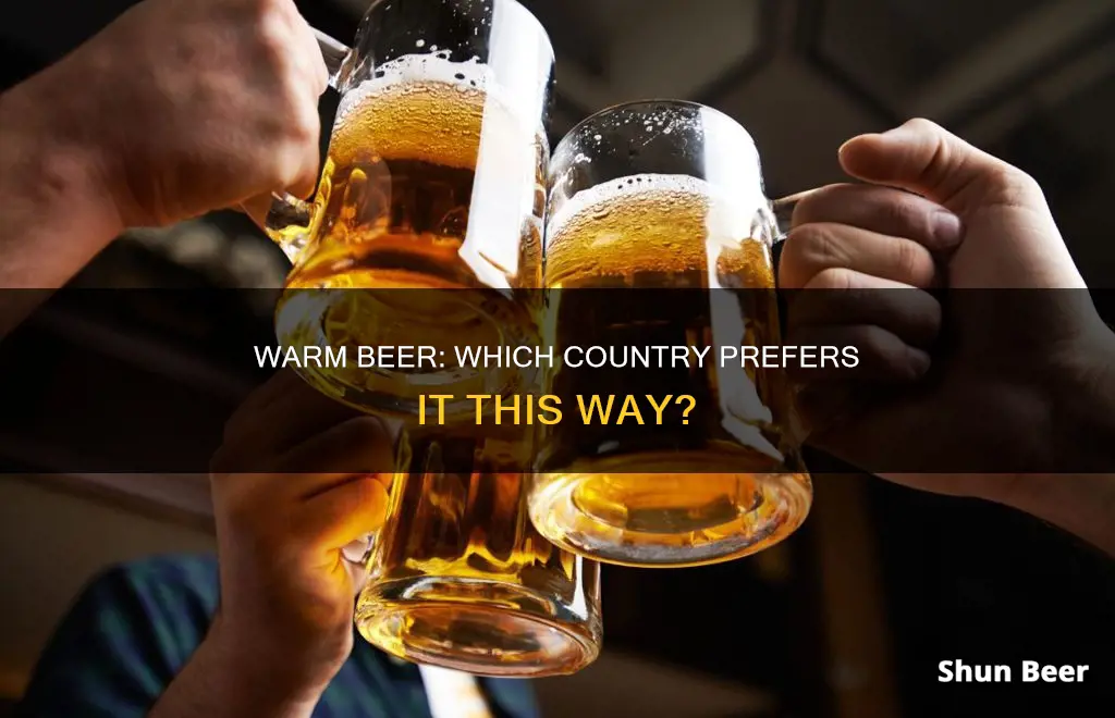 what country drinks warm beer