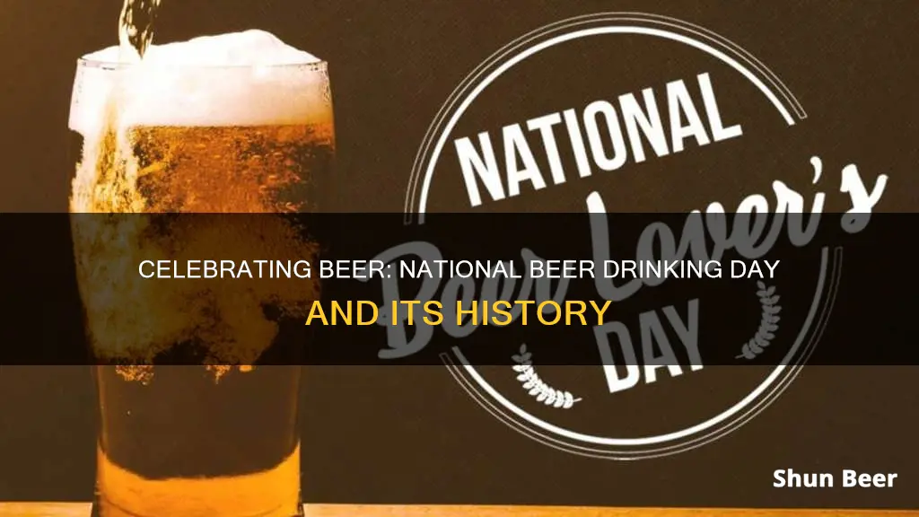 what day is national beer drinking day