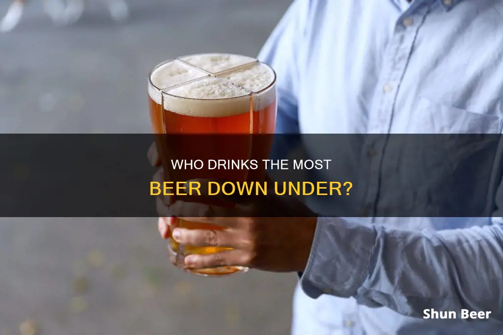 what demographic drinks the most beer in australia