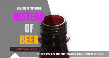 Beer Alternatives for Actors: What's in Their Steins?