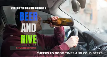 Beer and Driving: What to Do Next?