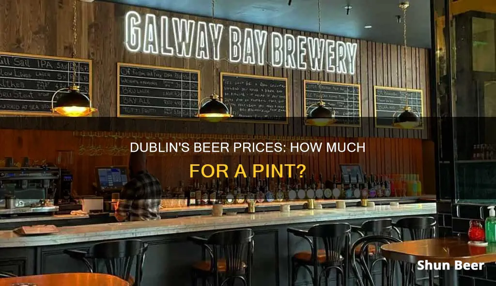 what does a pint of beer cost in dublin