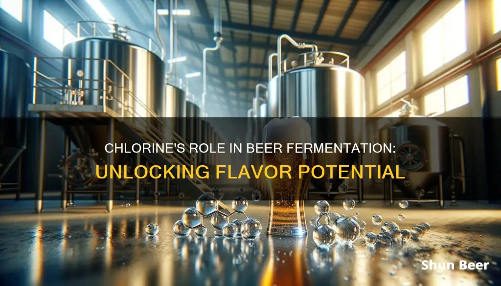 what does clorine to to fermenting beer