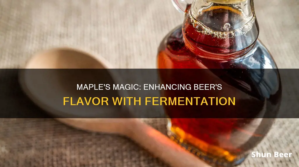 what does maple syrup do in beer fermentation