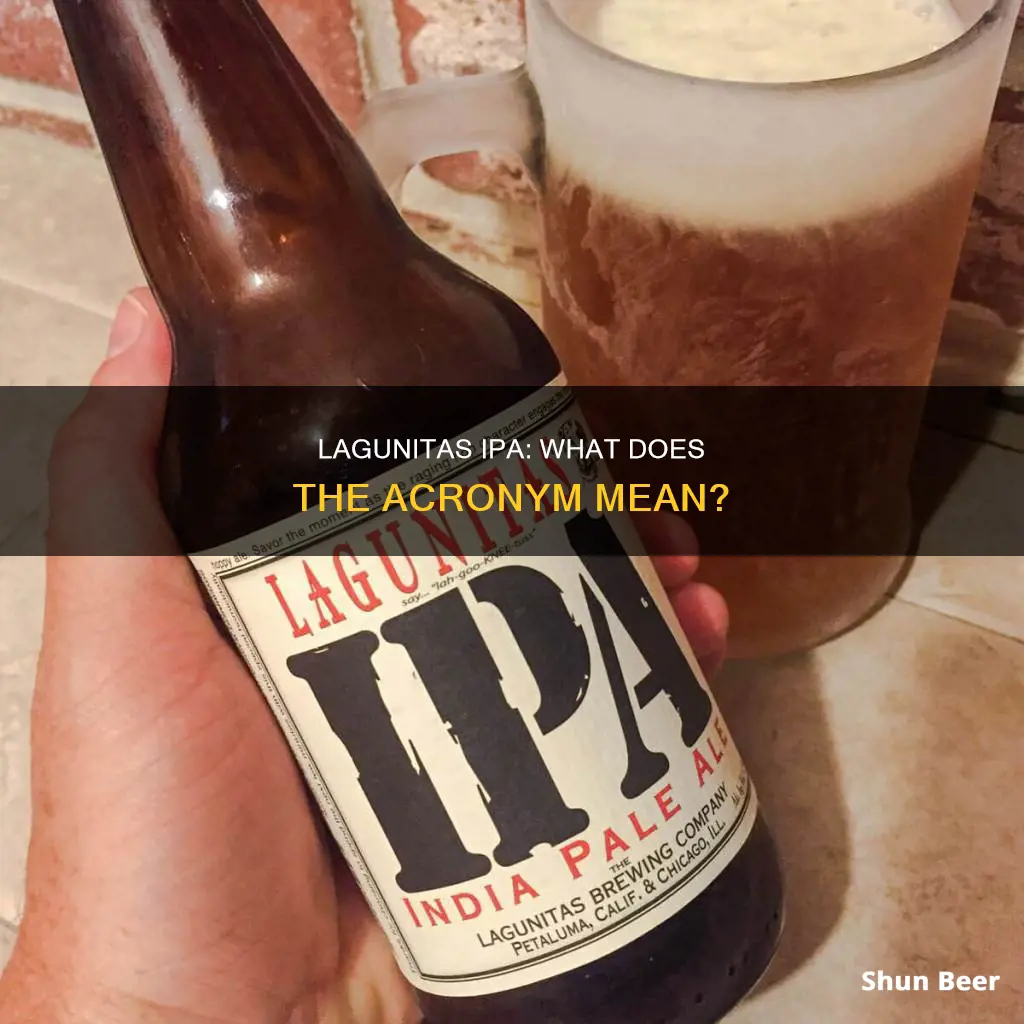 what does the ipa stand for in lagunitas beer