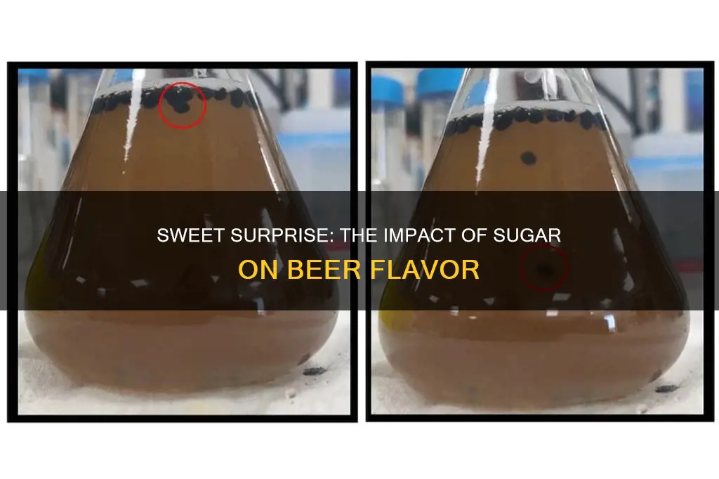 what happens if you put sugar in beer