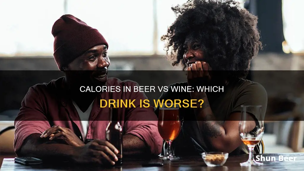 what has more calories beer or sparkling wine