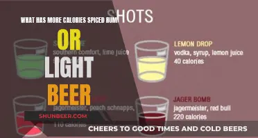 Calorie Comparison: Beer vs Rum