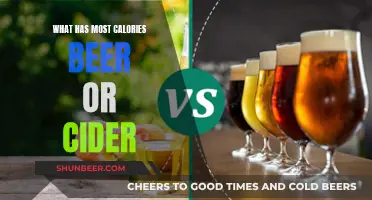 Beer vs Cider: Which Drink Packs More Calories?