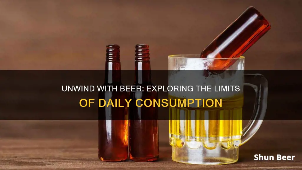 what is a healthy numner of beers per day