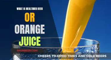 Beer vs. OJ: Which Drink is Healthier?