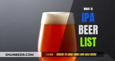 Explore the World of IPAs: Beer List and Guide