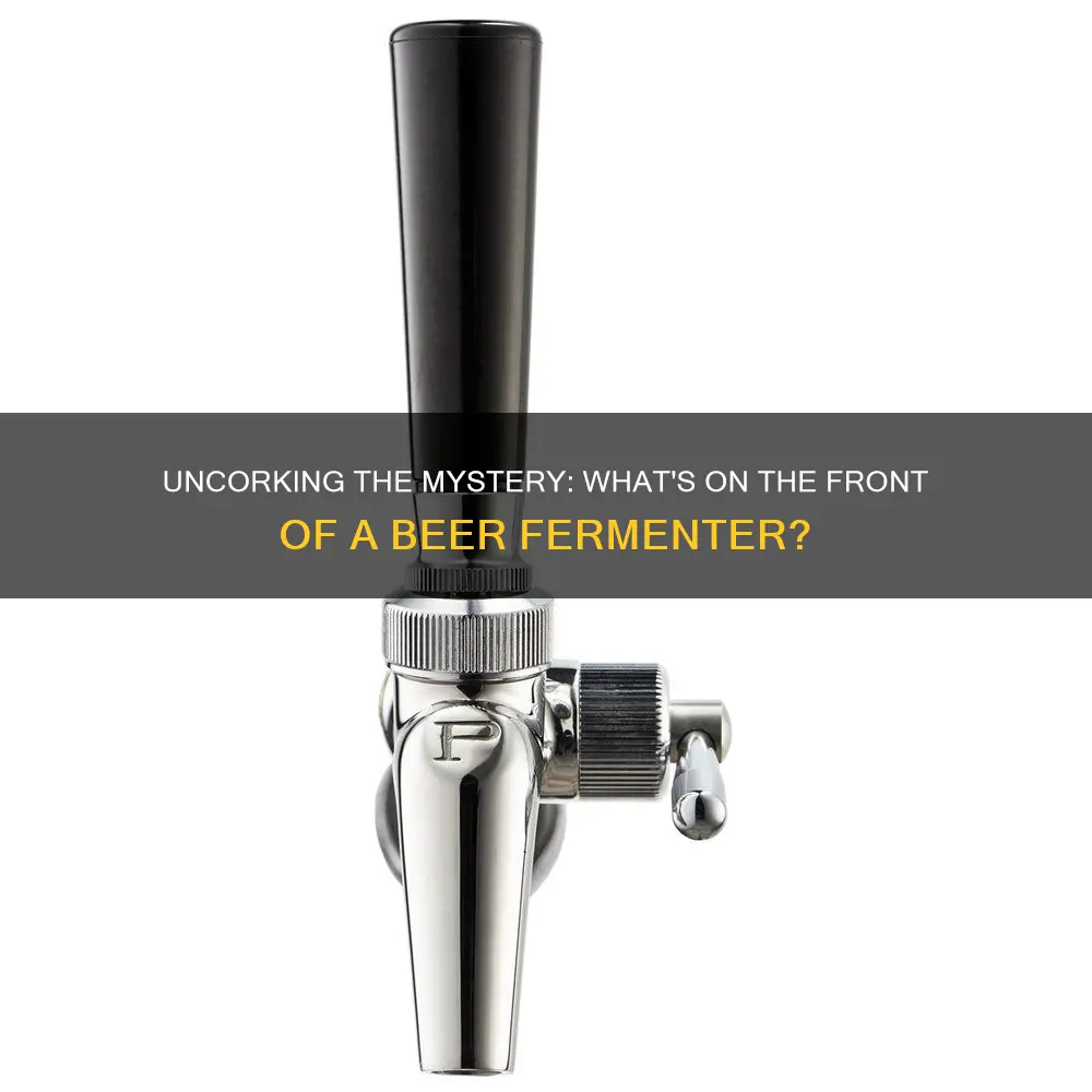 what is on the front of a beer fermenter