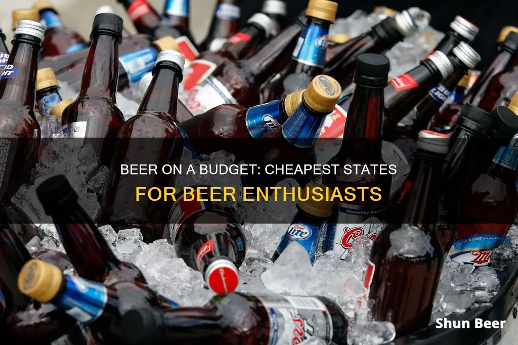 what is the cheapest state to buy beer