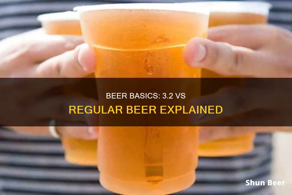 what is the difference between 3.2 beer and regular beer