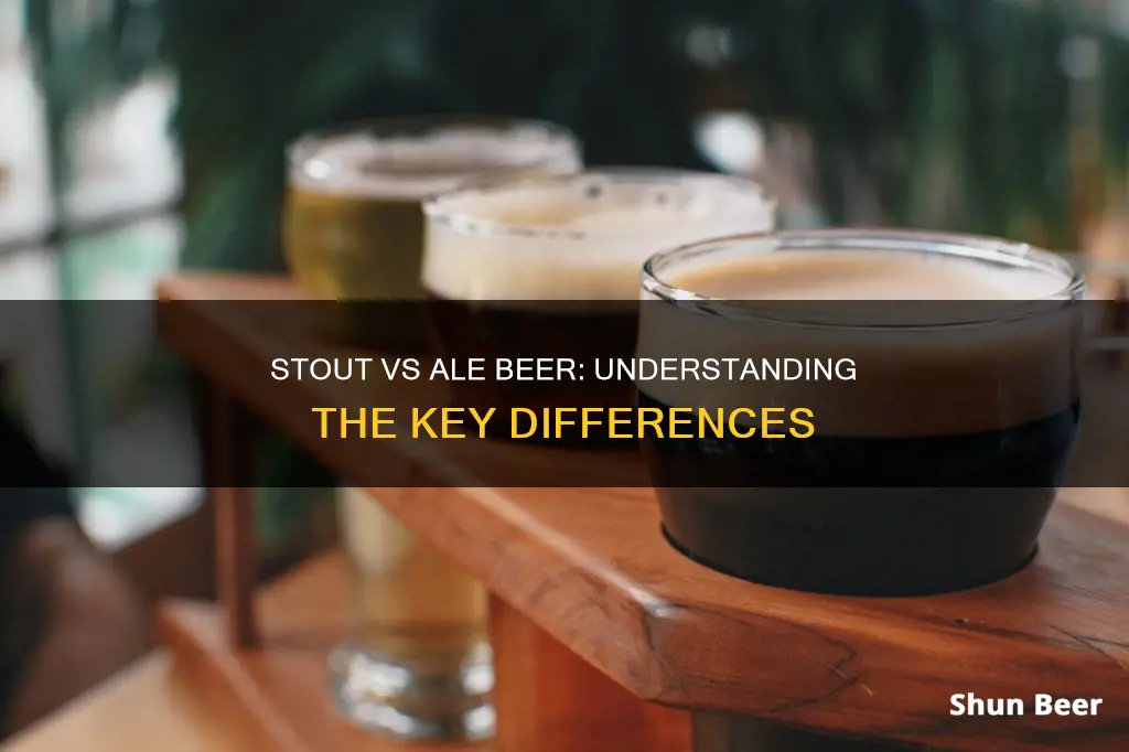 what is the difference between ale beer and stout