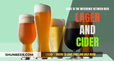 Beer, Lager, and Cider: What Sets Them Apart?