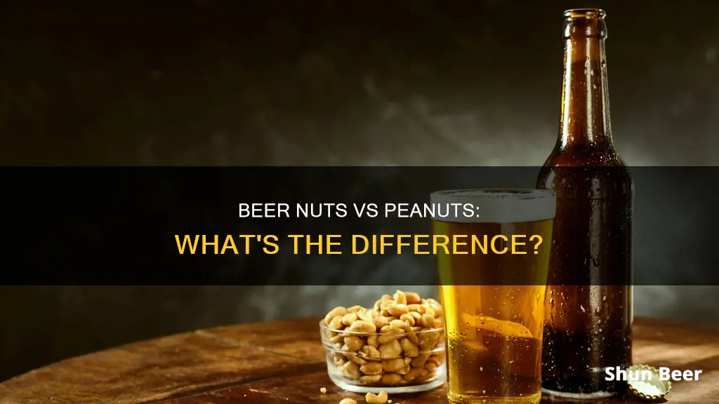 what is the difference between beer nuts and peanuts