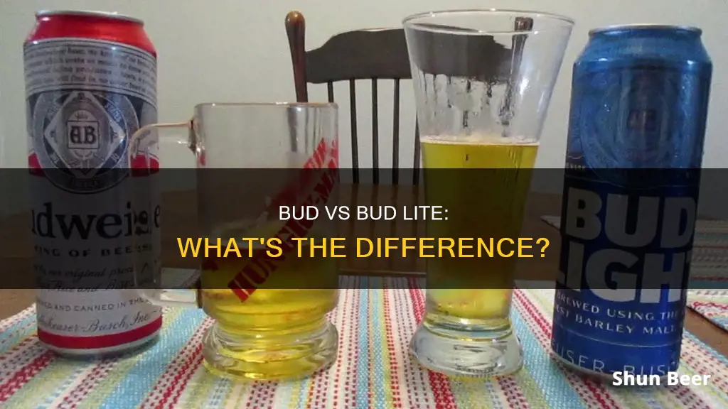 what is the difference between bud and bud lite beer