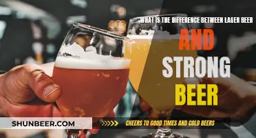 Lager vs Strong Beer: Understanding the Alcohol Content Difference