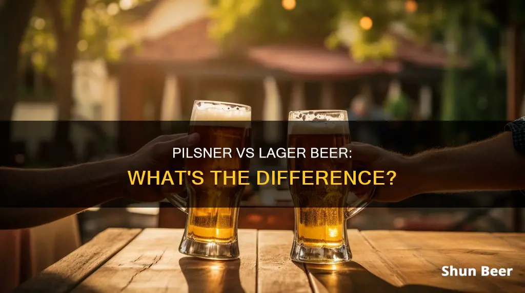 what is the difference between pilsner and lager beer