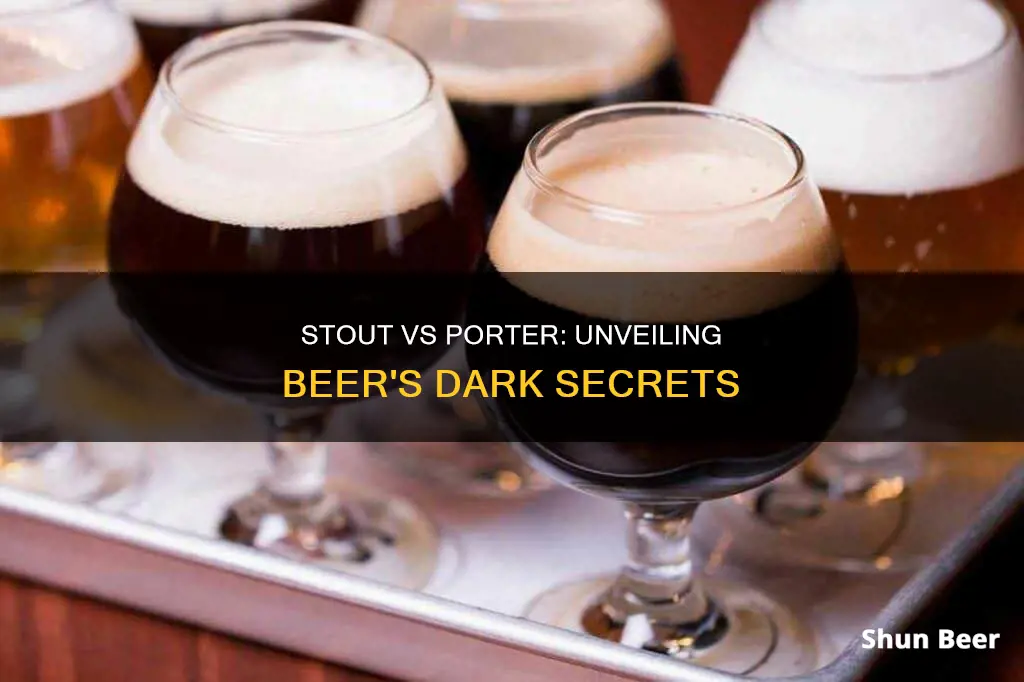 what is the difference between porter and stout beer