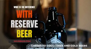 Craft Beer Secrets: Reserve Beer's Unique Distinction