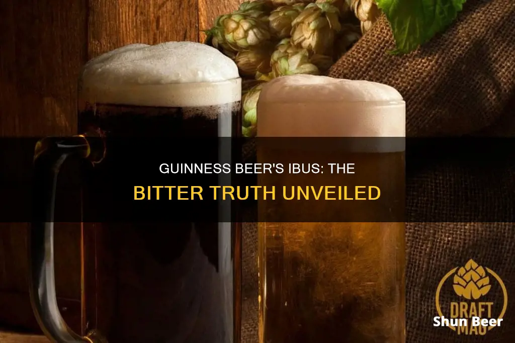 what is the ibu of guinness beer