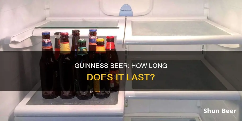 what is the shelf life of guinness beer